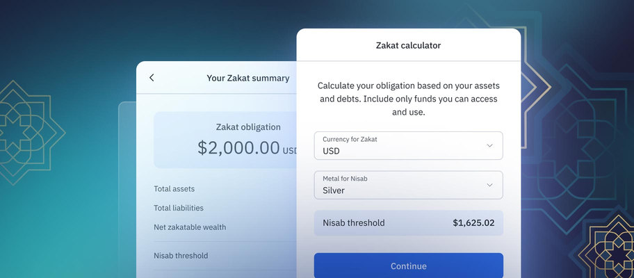 Zakat Calculator v.2 interface